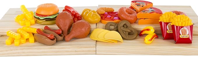 Pretend Play Assorted Food Set - Fresh, Boxed and Canned Food by Hey! Play!