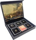 IMPACTO COLECCIONABLES Collector's Edition Box of Certified Authentic Roman Coins – 5 Encapsulated Coins of Emperors, Legions, and Gods: The History of The Empire in Your Hands