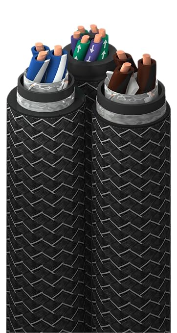 AudioQuest Tornado High (Variable) Current Power Cable - 1m - 1 x C19 > 1 x 3-Prong Wall Plug