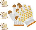 MIG4U Kids Gardening Gloves with Touchscreen Fingers, Anti-Slip Grips, Latex-Free for Ages 3-12, Durable for Outdoor Play
