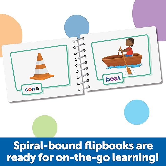 Learning Resources Skill Builders! First Grade Flipbook Library - 3 Pieces, Ages 6+ First Grade Learning Activities, Math and Spelling Activities for Kids, First Grade Must Haves