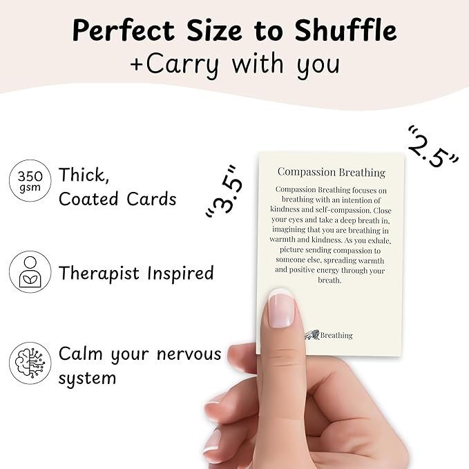 Somatic Therapy Cards with Exercises to Reset Your Nervous System, Relieve Anxiety, Soothe Stress, and Reconnect Through Mindfulness, Breathwork, and Daily Movement