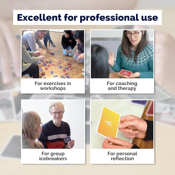 metaFox Stronger You | 52 strengths cards for coaching, therapy, workshops & team building | Sturdy coaching cards with strengths, icons & images, stable & compact format for multiple reuse