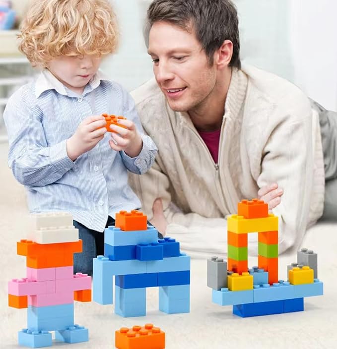 1500PCS Building Bricks, Classic Bulk Building Blocks with 2 Pack 24x24 Studs Baseplates, Compatible with All Major Brands