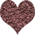 3000Pcs Clay Beads Flat Round Polymer Bead Vinyl Heishi Beads Flat Round Polymer Bead for Jewelry Making Necklace Bracelet (28-Brown
