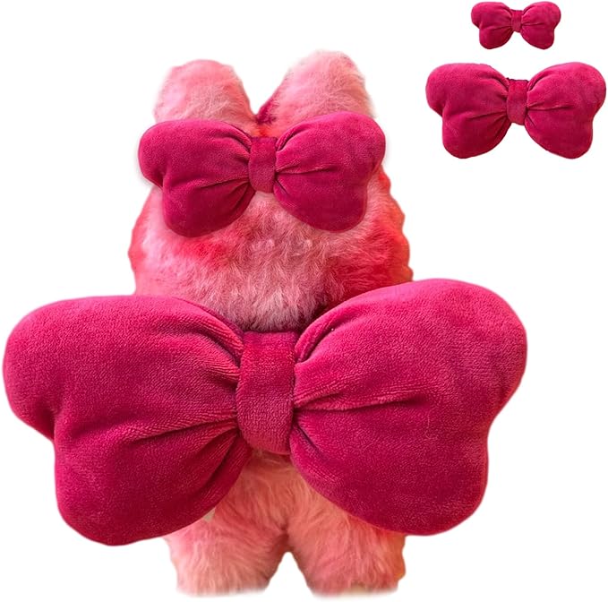 15/17cm(6.7inch) Doll Clothes 2 Set with Red Bow, Outfit Accessories for Dress Up Dolls, Gift for Girls and Woman (Doll Not Included)