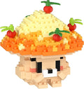 Jam Mushroom Mini Cute Mushroom Animals Building Toy Set Adorable Plant Blocks for Creative Play Bonsai Botanical Collection