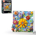 Micro Brick Flower World Building Set, 3D Floral Wall Art Home Office Decoration or Table Display, Creative Building Craft Set, Ideas Gift Building Toy for Adults,Teens Ages 8+ Kids