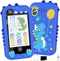 Kids Smart Phone for Girls, Kids Toys Cell Phone 2.8" Touchscreen Toddler Learning Play Toy Phone with Dual Camera, Game, Music Player, 8GB Card Birthday Gifts for Girls Boy Age 4-12 (Blue)