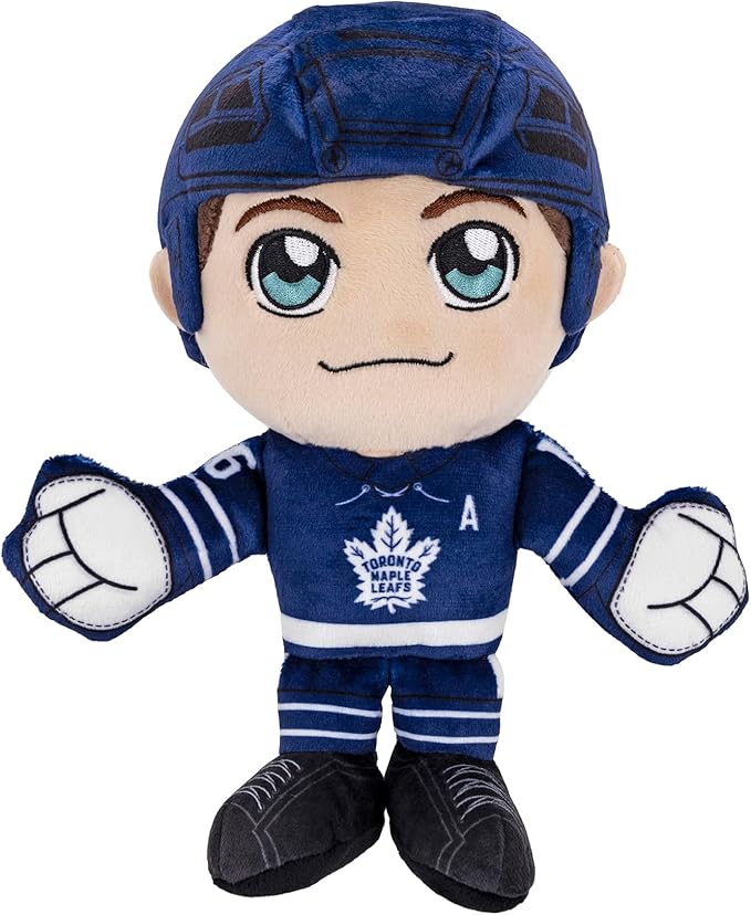 Bleacher Creatures Toronto Maple Leafs Mitch Marner 8" NHL Kuricha Sitting Plush - Soft Chibi Inspired NHL Superstar