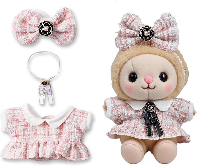 17 cm Doll Clothes - 6.7 Inches Cute Dolls Dress - Accessories for Dolls Cloting, Luxury Chic Doll Cloting,Outfit Stylish Clothes,Gifts for Lovers (Style B)