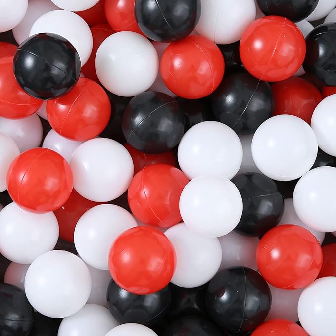 Ball Pit Balls Plastic Balls for Ball Pit Phathalate Free BPA Free Plastic Balls 100pcs 2.2" Set for Toddlers for Play Tent Tunnel
