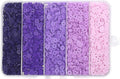 4000pcs Purple Clay Beads for Bracelets Making 6mm Heishi Beads Polymer Flat Round Disc Clay for Jewelry Making Purple Bead Crafts