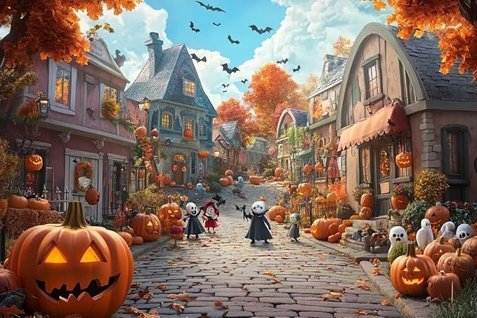 Pumpkin Town - Wooden Puzzle Adult 120 Pieces - Ideal Birthday Party Gift Puzzles