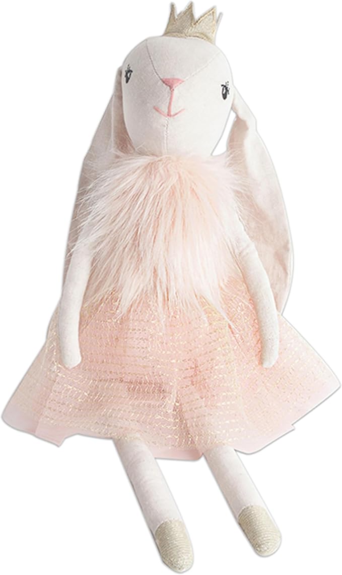 MON AMI Princess Bunny Stuffed Doll - 18", Soft & Cuddly Plush Animal Doll for Kids of All Ages, Use as Toy or Room Décor