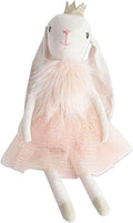 MON AMI Princess Bunny Stuffed Doll - 18", Soft & Cuddly Plush Animal Doll for Kids of All Ages, Use as Toy or Room Décor
