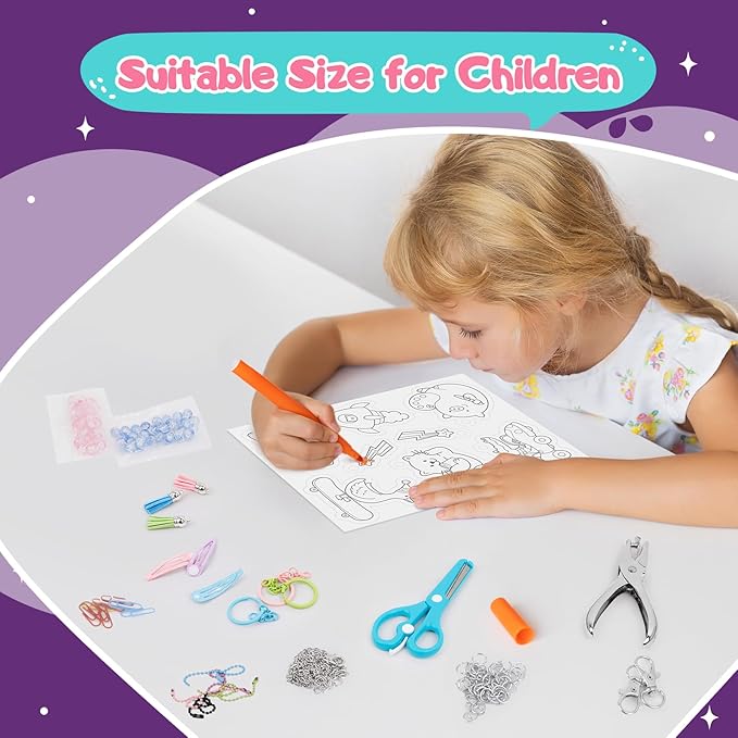 195 Pcs Shrink Plastic Kit with 39 Pre-Cut Patterns,3 Blank Shrink Plastic Sheets,Punch,Scissors,Keychains Lanyards,Tassels,Keychain Making Kit,Shrinky Art Charms,Shrinking Paper Craft Kits DIY Gifts