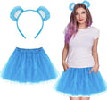Halloween Bear Costume Accessories Bear Ear Headband and Tutu Skirt Set for Halloween Cosplay Party Dress Up