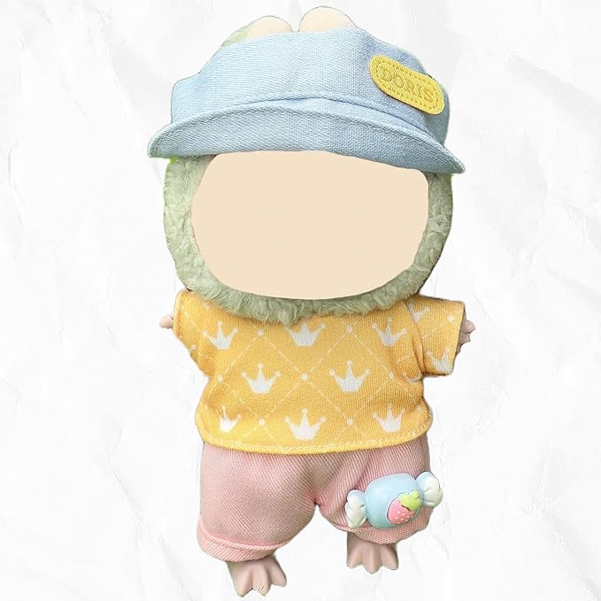 4 Pack—17cm Doll Clothes,Premium Doll Outfit with Accessories,Doll Princess Skirt,Cute Clothes Outfit for 17cm Dolls,End Dolls Fashion Clothing Set(No Dolls and Shoes) (Set 3)