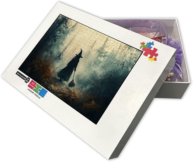 Adult Puzzle 200 Pieces Witch of The Forest, Adult Vintage Puzzle | Challenge Fun Activities | Ideal for Relaxation and Entertainment