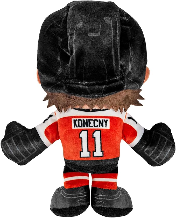 Bleacher Creatures Philadelphia Flyers Travis Konecny 8" NHL Kuricha Sitting Plush - Soft Chibi Inspired NHL Superstar