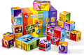 Magnetic Blocks for Toddler Toys, 6 Packs Total 24 PCS in 36 Patterns, Pack of 6 Random Themed Puzzles Bundle, Sensory Montessori STEM Travel Toys for Kids