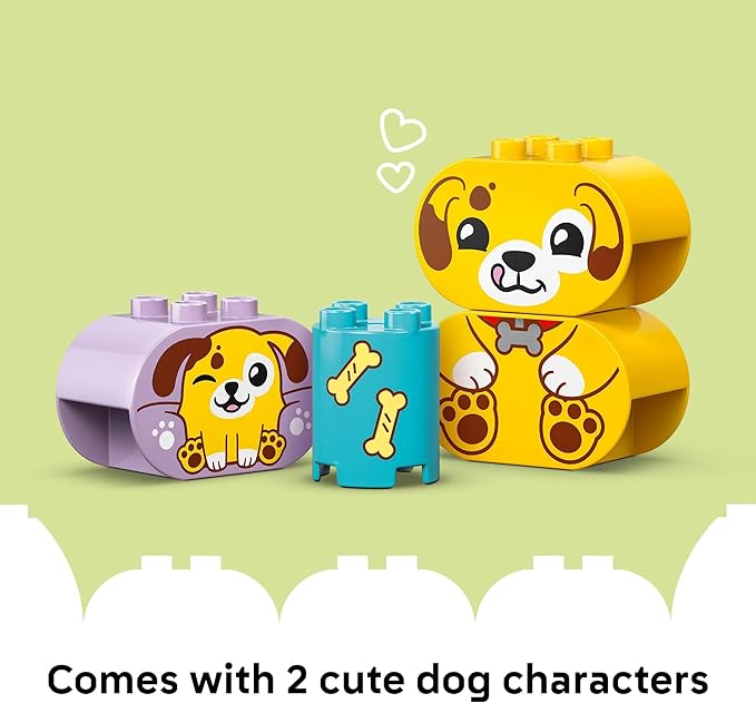 LEGO DUPLO My First Shape Sorter: Puppy House Sensory Toy for Toddlers - Montessori Shape Sorting & Learning Play Set for Boys & Girls, Ages 1.5+ - Educational Gift Idea for Birthdays - 10441