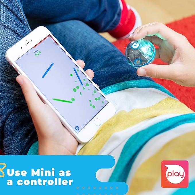 Sphero Mini Activity Kit - App-Enabled Coding Robot - 55 Piece Construction Set & Activity Cards - STEM Educational Toy for Kids - Bluetooth Connectivity - Interactive & Fun Learning for Ages 8+
