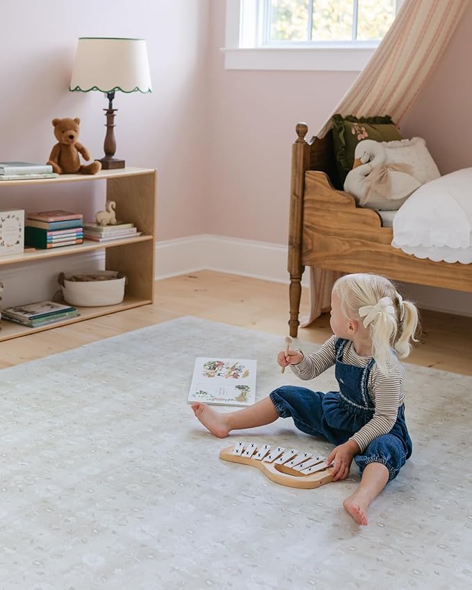 House of Noa Baby Play Mat – 4x6 Chateau Gemma – Set of 6 Tiles – Cushioned EVA Foam Play Mat for Floor, Soft Interlocking Baby Crawling Mats for Hard Floors
