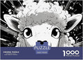 Sheep 1000 Pieces 3D Animal Thickened Wooden Jigsaw Puzzle for Adults Fun Toy Intellectual Game Home Decoration Stress Relief Toy Education Game Premium & Durable 1000pcs (75x50cm)