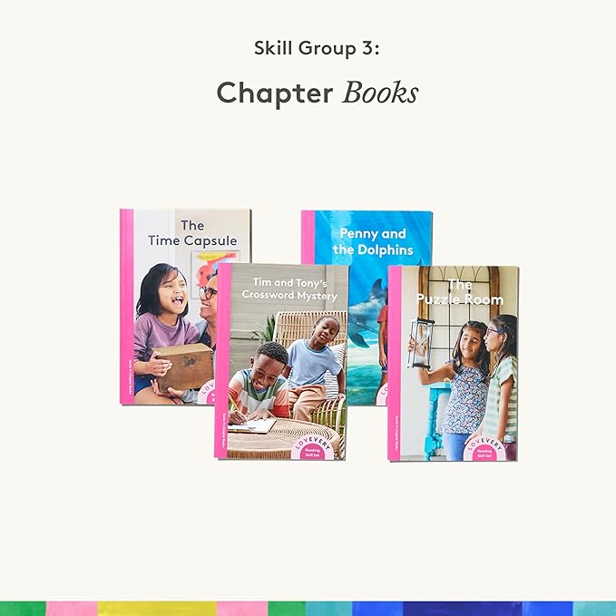 Lovevery, The Reading Skill Set for 1st & 2nd Grade, Includes 3 Games & 27 Books for Early Readers