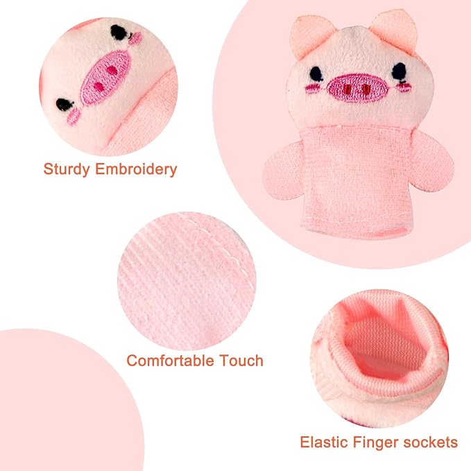 Sealive 20-PCS Finger Puppets for Toddlers Story Time - Soft Velvet Forest & Marine Animals - Perfect for Role Playing, Classroom Learning, Party Favors, Travel, Therapy, Imagination Building