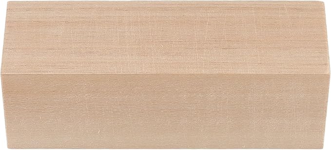 SINJEUN 20 PCS 6 x 2 x 2 Inch Basswood Carving Blocks, Natural Whittling Wood Blocks, Smooth Wooden Craft Blocks Ideal for Beginners and Artists