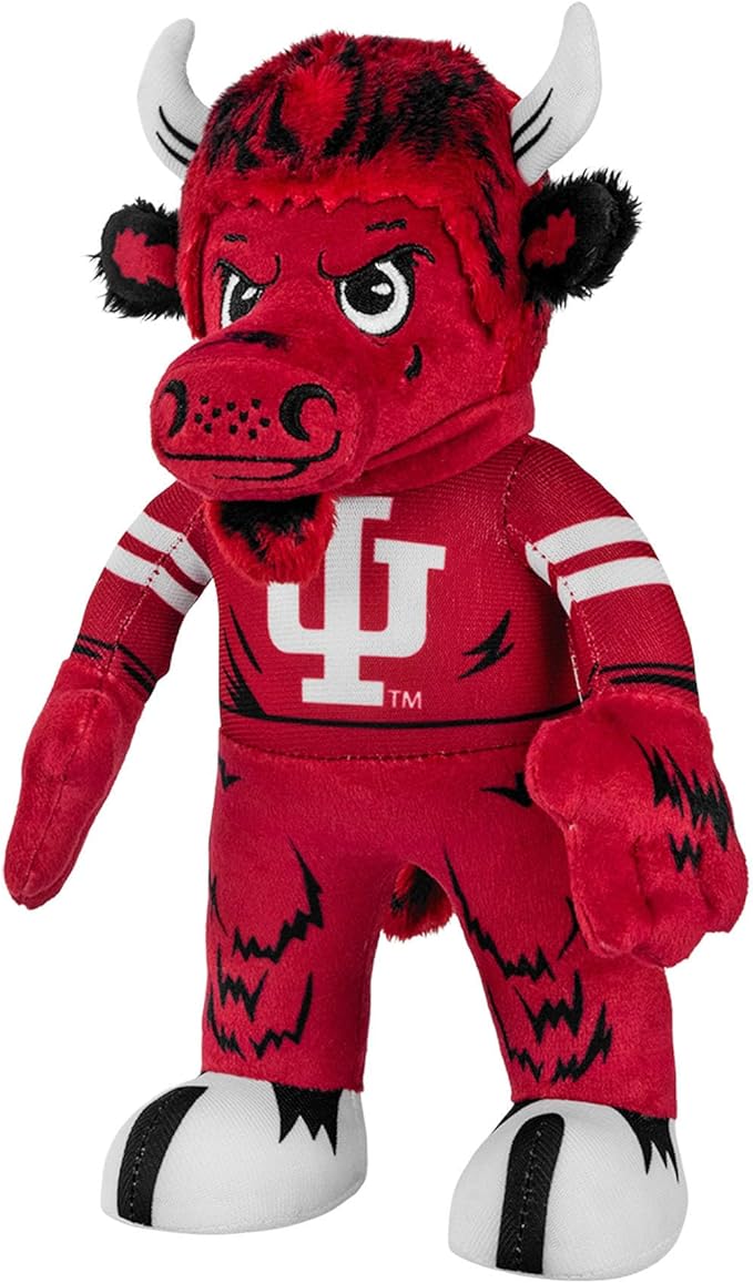 Bleacher Creatures Indiana Hoosiers Bison 10" Mascot Plush Figure - A Mascot for Play or Display