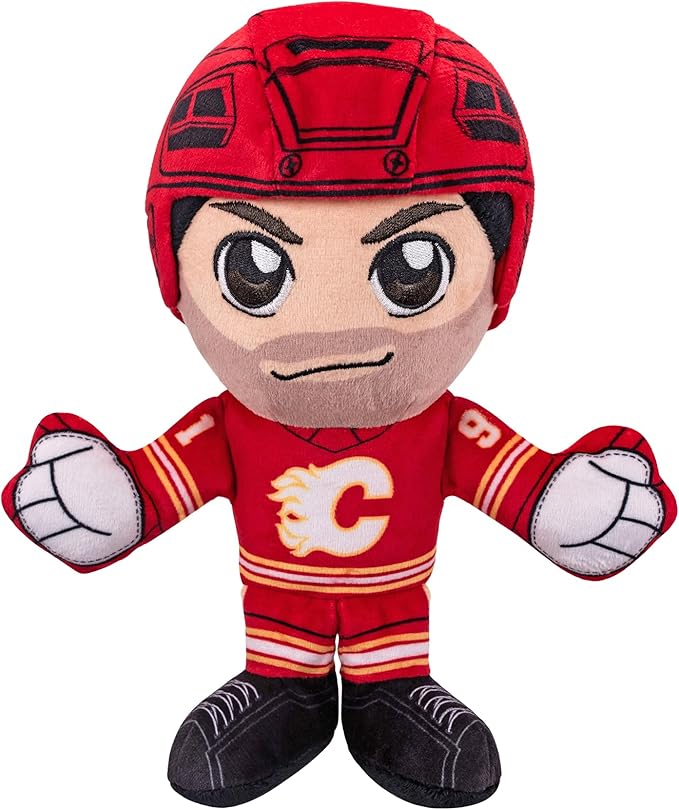 Bleacher Creatures Calgary Flames Nazem Kadri 8" NHL Kuricha Sitting Plush - Soft Chibi Inspired NHL Superstar