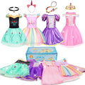 Princess Dress Up for Girls 4-6, Dress Up Clothes for Little Girls 3t-4t