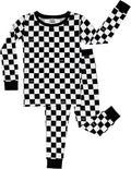 Little Sleepies Two-Piece Pajama Set for Boys & Girls, Soft Viscose from Bamboo Toddler Pajamas for Kids, Family Matching PJs