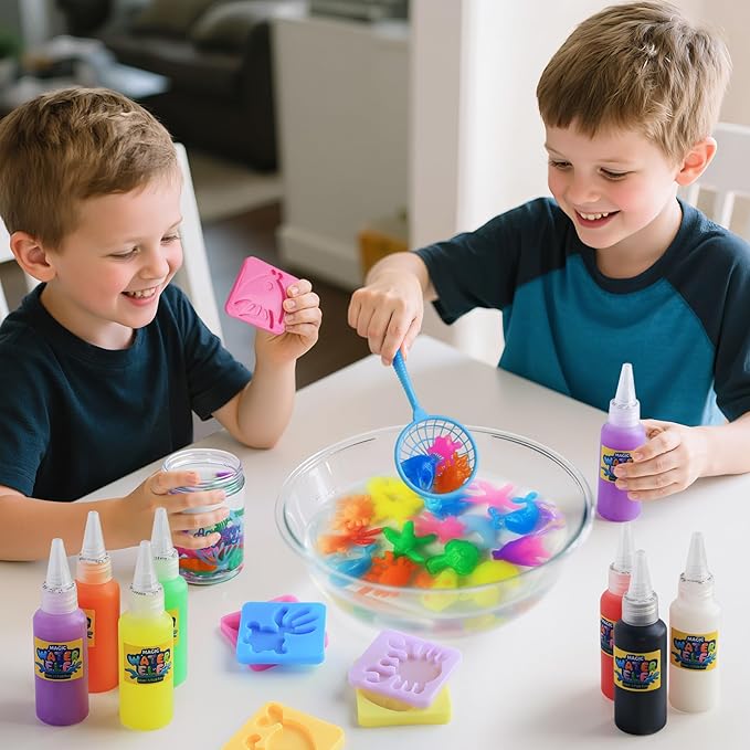 Magic Water Elf Toy Kit - Crafts kit for Kids - Arts and Crafts for Girls - Magic Gel Water Pets - Make Your Own Squishies Squishy Maker Toys - Kid Toys Birthday Gifts for Girls Boys Ages 3-12