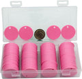 35MM with Holes, 120 Pieces per Box of Plastic Poker Chips - Perfect for Bar Activities, Teaching Games, and Customizable Accessories with Text.