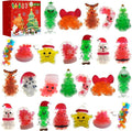 Christmas Squishy Stress Balls Fidget Toys – Sensory Stress Relief Squishy Fidget Toys ,Party Favors for Kids 4-8 8-12, Christmas Stocking Stuffers, Classroom Rewards, and Gift Bag Fillers (28PCS)