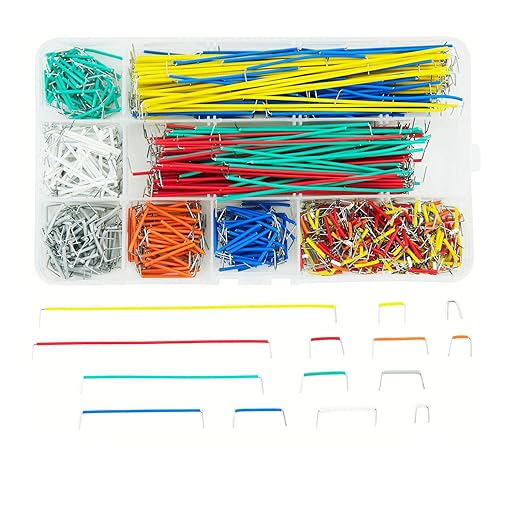Makeronics 840 Pieces Jumper Wire Kit with 14 Lengths for Breadboard Prototyping Solder Circuits | Electronics Experiment | Arduino or Raspberry Pi or Jetson Nano | Storage Box