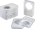 10-Pack Coin Slab Display Holder, Storage Case for Morgan, Peace, IKE Silver 38mm Dollar Coin, Organize Your Coin Collection with Clear Acrylic Cases