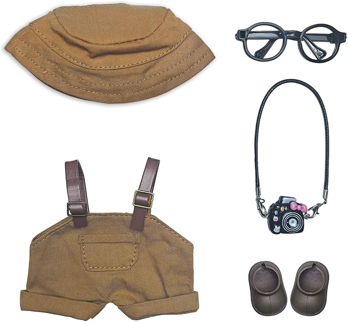 17cm Doll Clothes Set Fashion Doll Clohtes with Accessories of Doll Clothing Suitable for Various Outfits of Dolls (Style G)