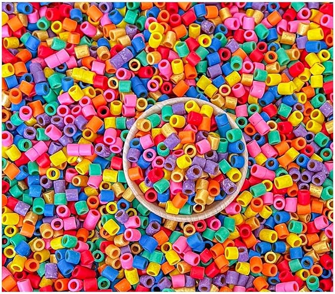 2 Cups of Rainbow Ditalini Pasta Sensory Bin Filler For Sensory Table
