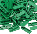 PATIKIL 122 Pcs Flat Blocks Bulk, 1x3 Square Green Classic Tiles Smooth Surface Mini Building Blocks Accessories Compatible Bricks Kits for Building Floor Walls Mosaic Pixel Arts