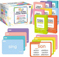 SpringFlower 712 Sight Words Flash Card,600 Dolch & Fry High Frequency Sight Word,112 Phonic Flash Cards for Kindergarten Homeschool Supplies Games for Kids Pre-K, Kindergarten, 1st, 2nd, 3rd Grade