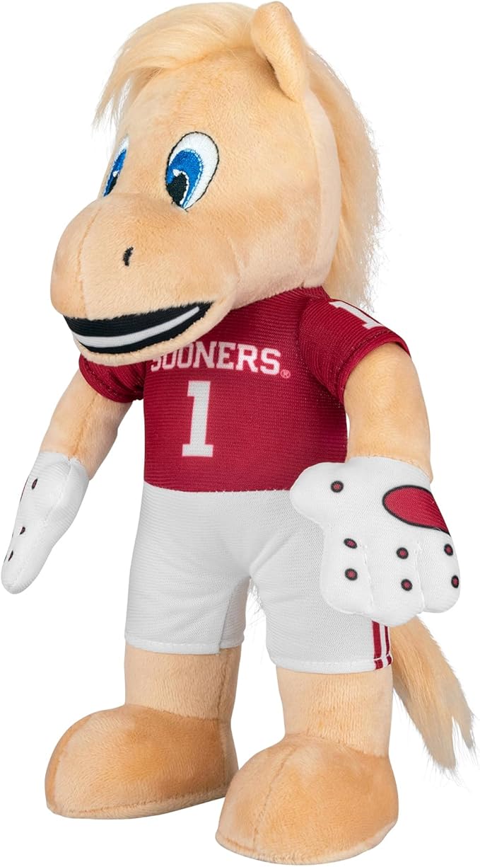 Bleacher Creatures Oklahoma Sooners Boomer 10" Mascot Plush Figures - A Mascot for Play or Display