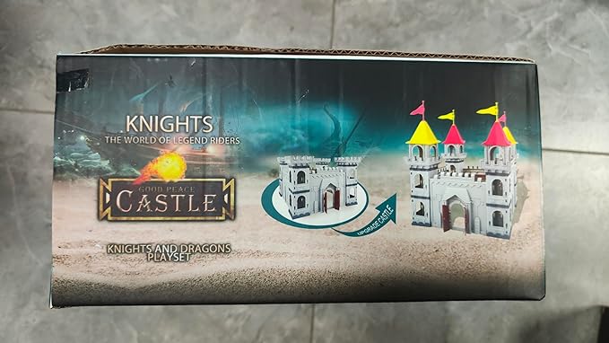 Mostop Medieval Castle Knight Toy Soldier Figures Army Men Toys, The Medieval Times Middle Ages Castle Building Toy Piracy Knight Action Figurines with with 20 Piracies, 12 Soldiers, 200 Mini Army Men