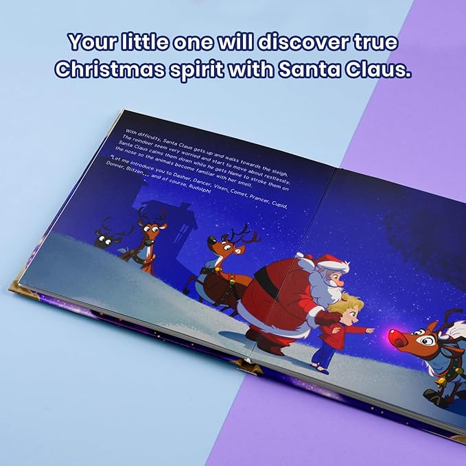 Christmas Book for Kids with Avatar and Name | Recordable Holiday Adventure | Teaches Solidarity and Generosity