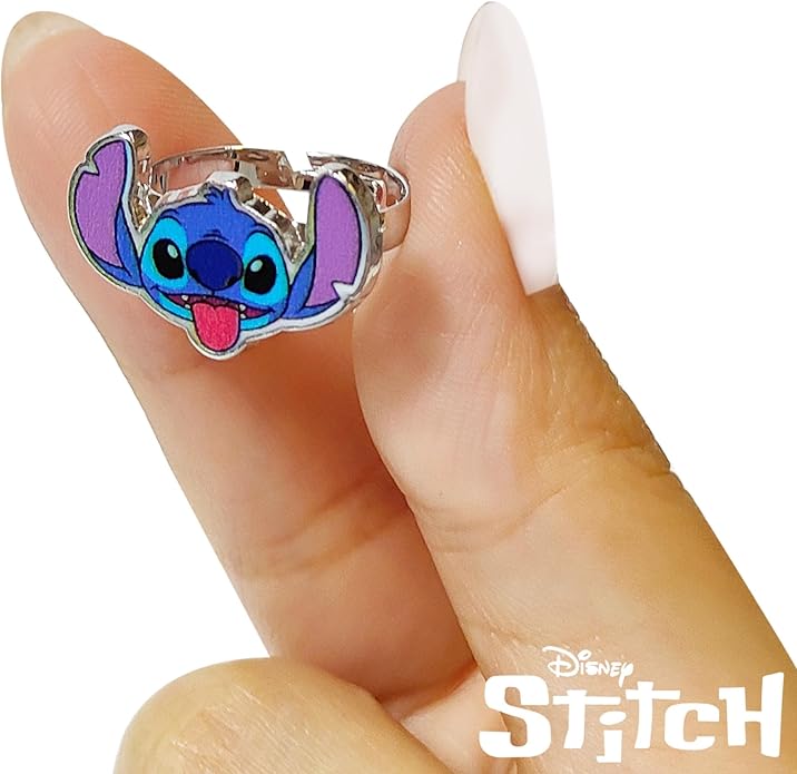 LUV HER Kids Jewelry: 4-Piece Adjustable Rings for Girls, Ring Sets with metal charm Fashion Girls Jewelry Ages 4+
